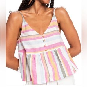 Open Eyes Striped Tank Top